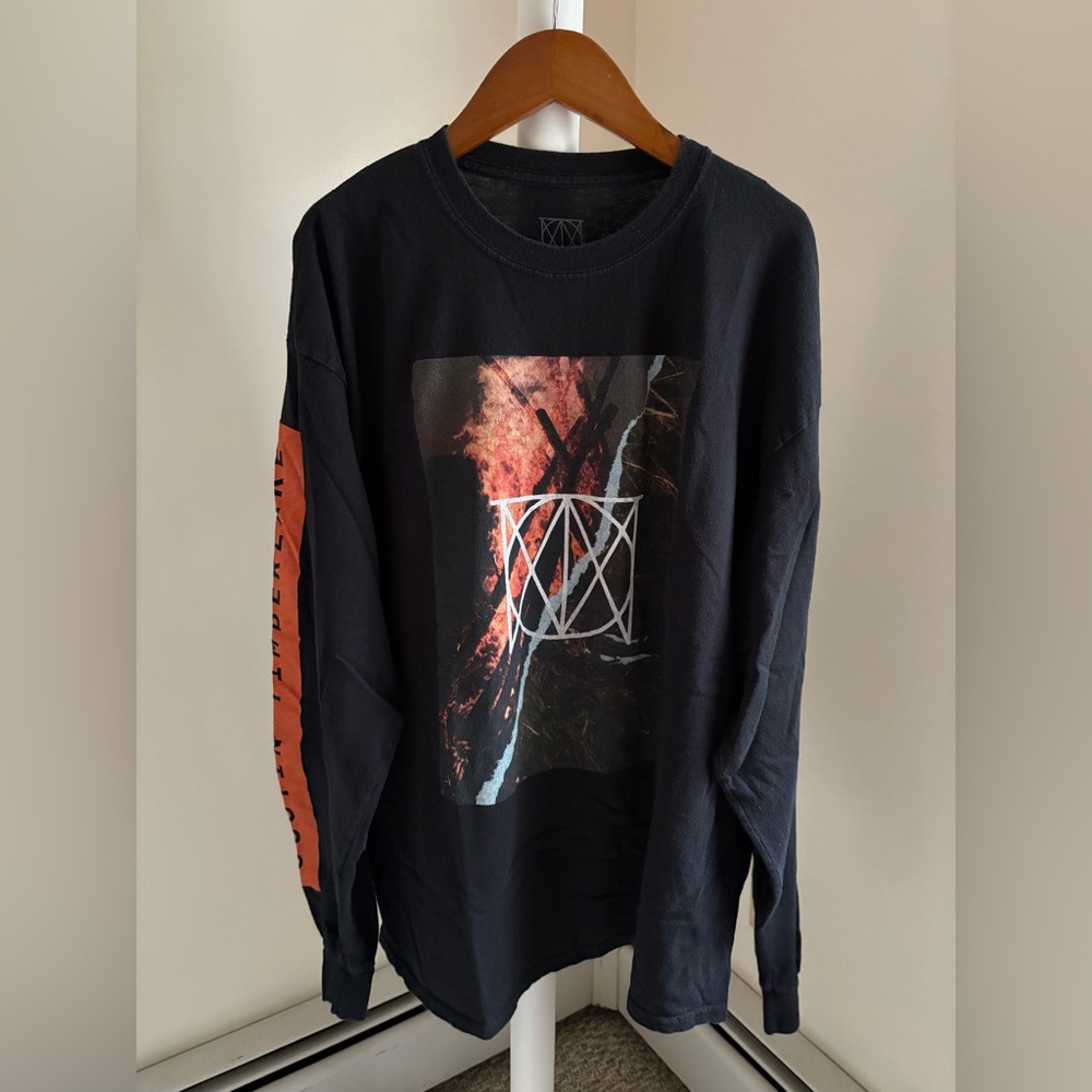 Justin Timberlake ‘Man of the Woods’ Black Long Sleeve Shirt — XL